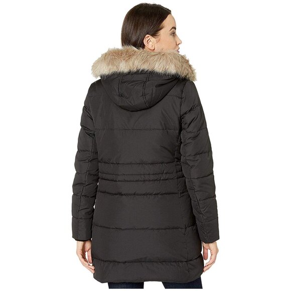 Lauren Ralph Lauren Black Sherpa Hooded Coat Jacket for Women, Medium New - Picture 4 of 6